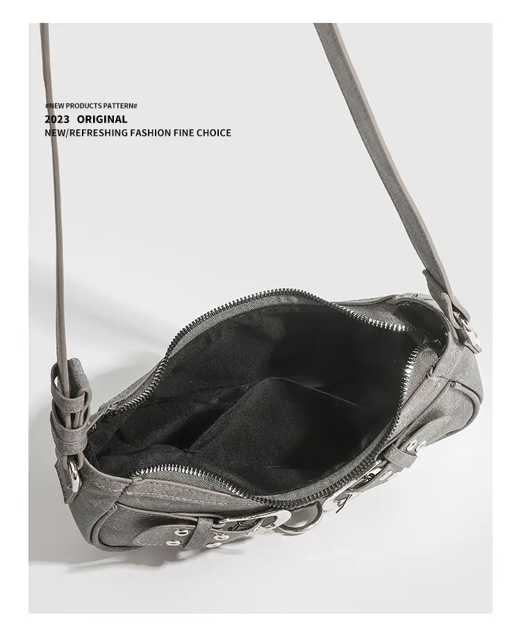 Black Zipper Shoulder Bag for Women 2026 — feature 22