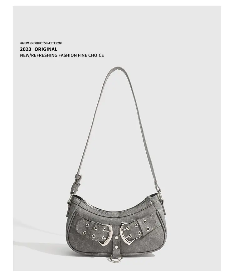 Black Zipper Shoulder Bag for Women 2026 — feature 9