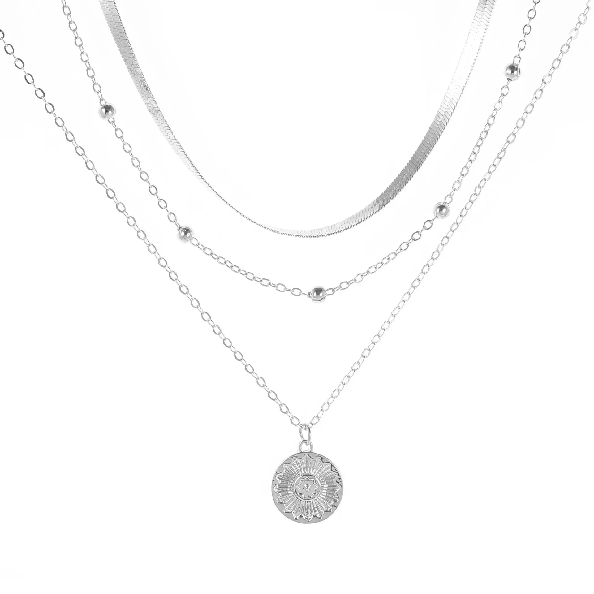 European & American Cross-Country Pearl Love Necklace - Image 14
