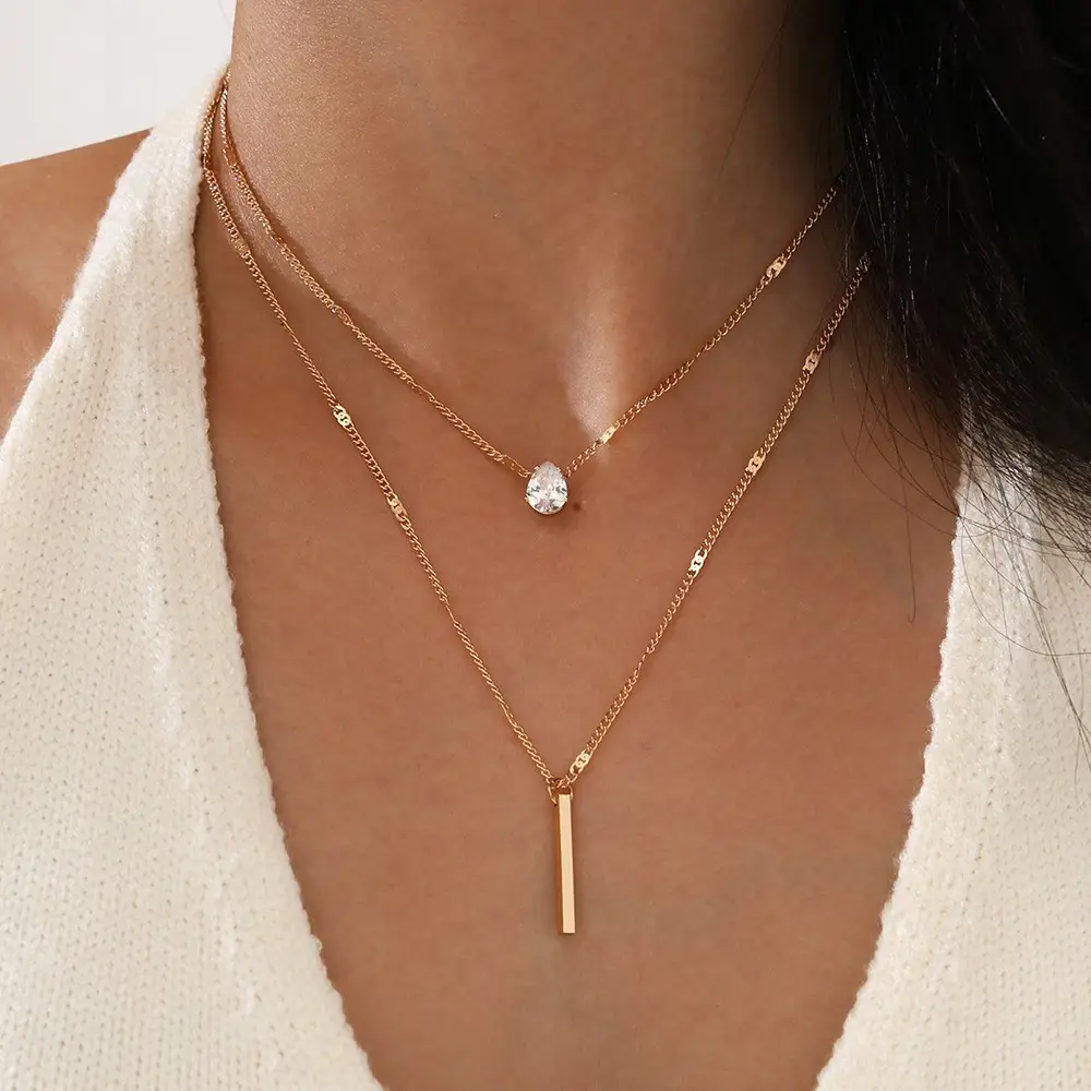 European & American Cross-Country Pearl Love Necklace - Image 15