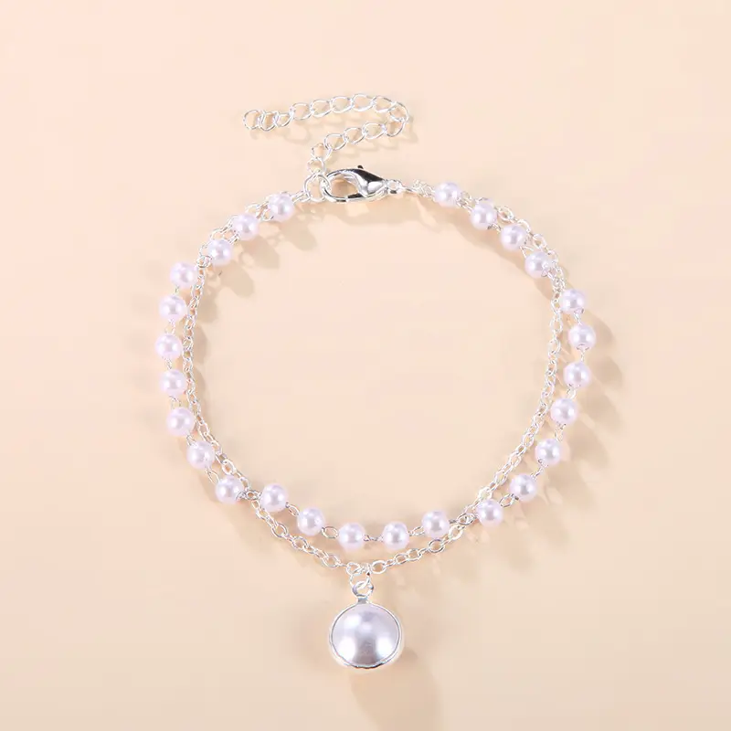European & American Cross-Country Pearl Love Necklace - Image 20