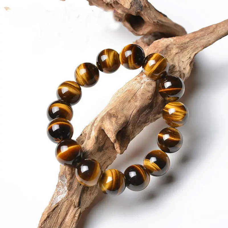 Yellow Tiger Eye Stone Bracelet 8-20MM - Image 5