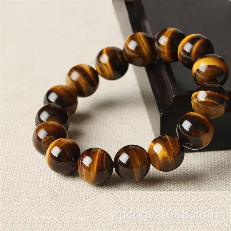 Yellow Tiger Eye Stone Bracelet 8-20MM — feature 6