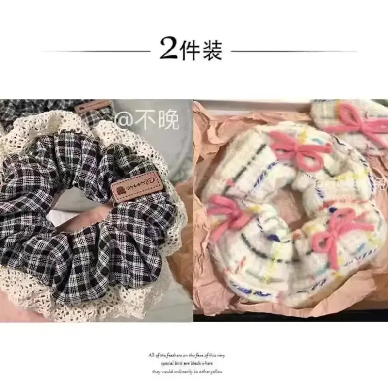 Grey Lace Hair Band for Women Large Size - Image 16