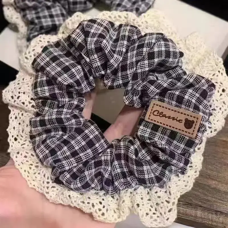 Grey Lace Hair Band for Women Large Size - Image 28