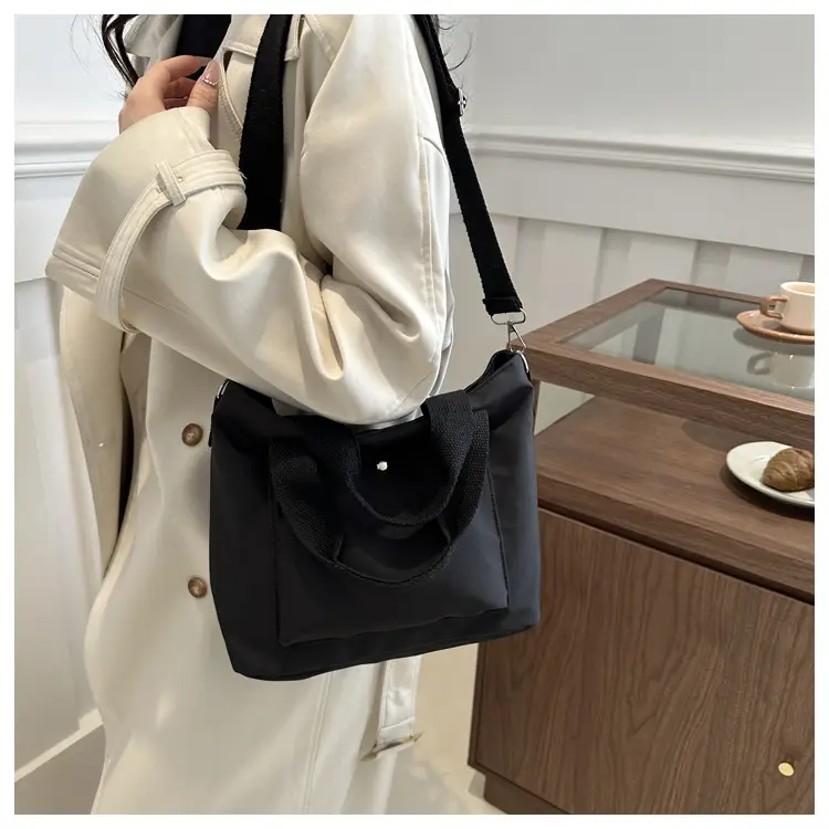 Nylon Bucket Bag Women's 2024 Spring New — feature 13