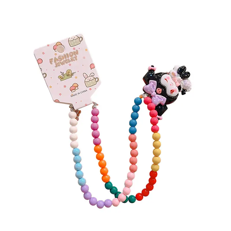 Colorful Mermaid Princess Beaded Necklace for Girls - Image 15
