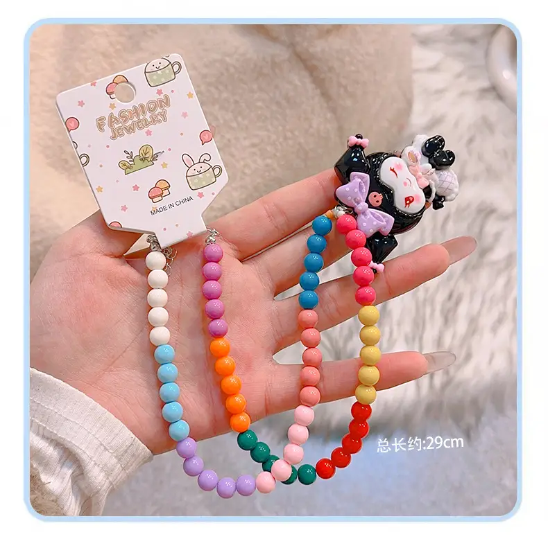 Colorful Mermaid Princess Beaded Necklace for Girls — feature 4