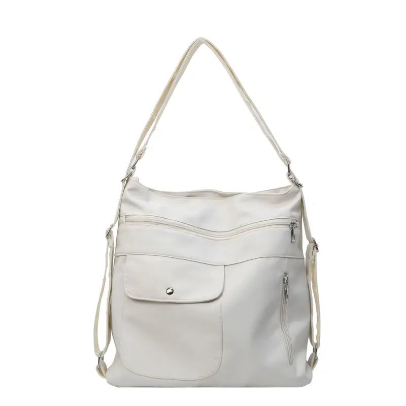 Women Canvas Shoulder Bag Large Capacity Commuter Bag - Image 8
