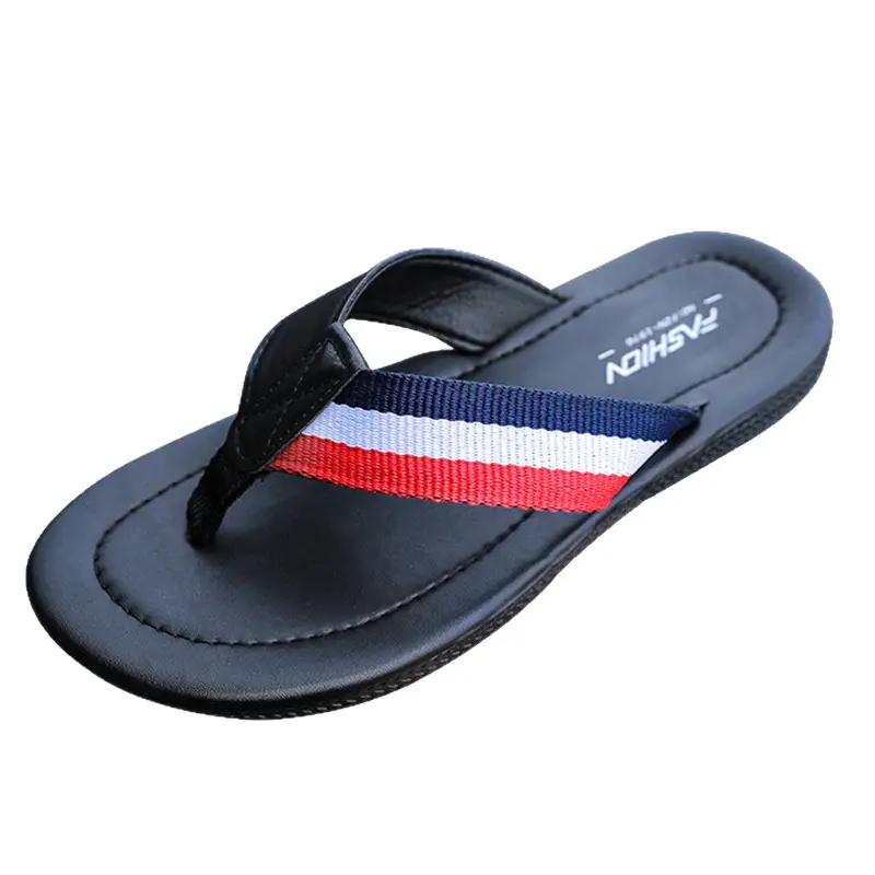 2023 White Red Blue Men's Flip Flops - Image 7