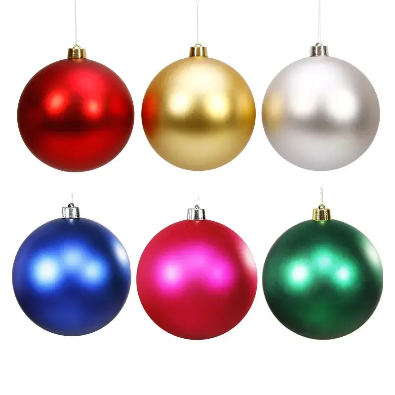 Cross-Border Matte Christmas Balls 6-30cm - Image 5