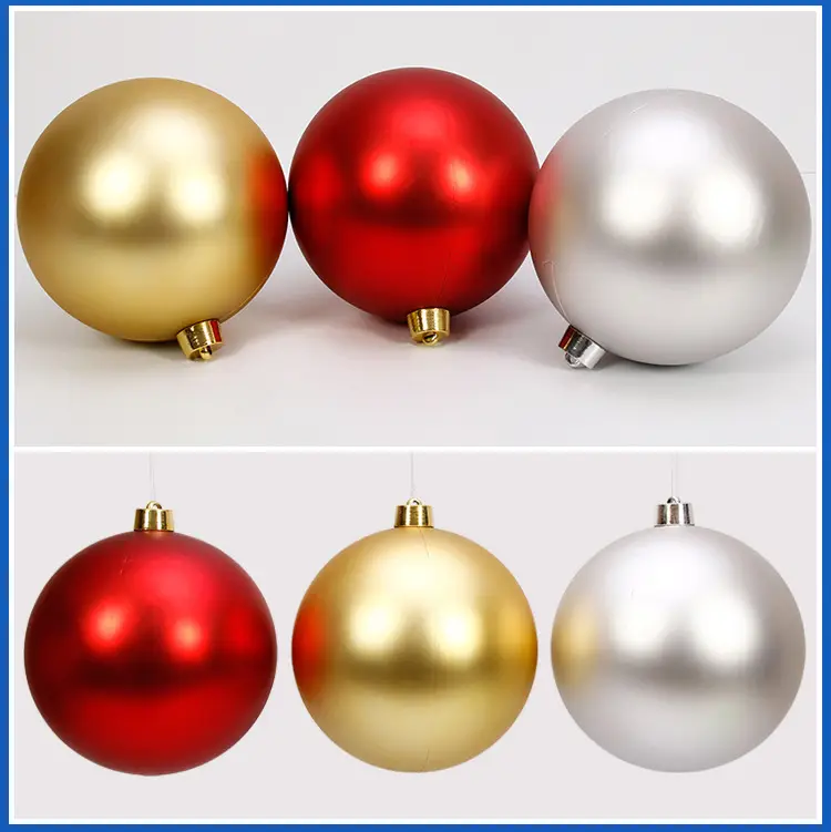 Cross-Border Matte Christmas Balls 6-30cm — feature 14