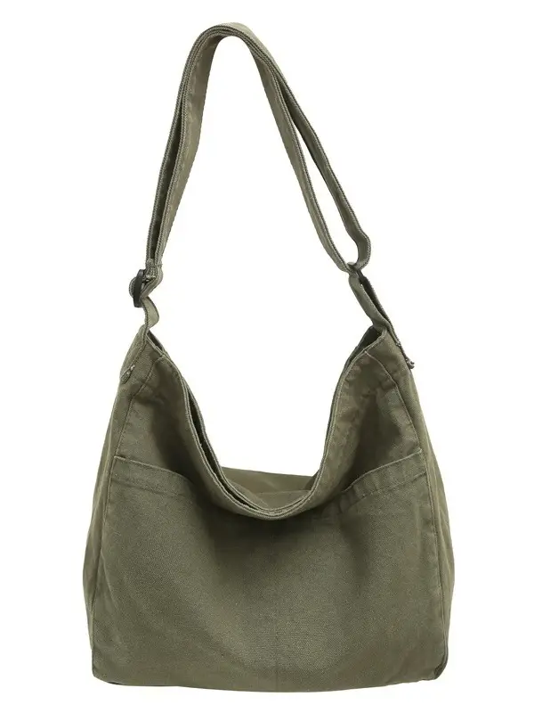 Large Capacity Ins Messenger Bag Cream 2024