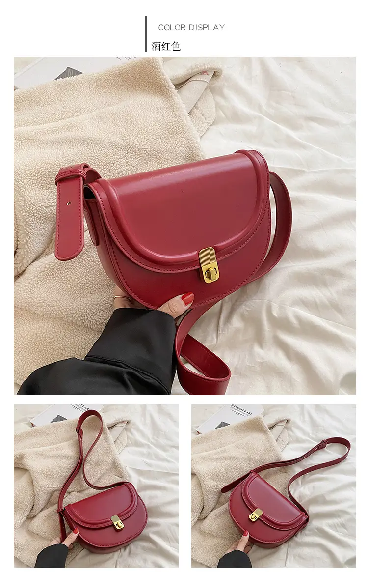 Retro Saddle Shoulder Messenger Bag Brown 2024 β feature 27