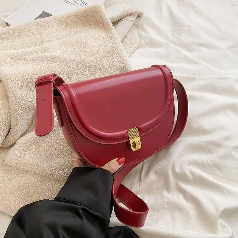 Retro Saddle Shoulder Messenger Bag Brown 2024 - Image 3