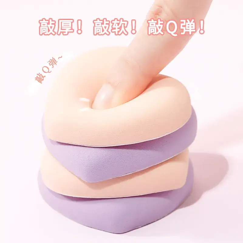 Xixi Heart Shape Soft Powder Puff No Powder Small - Image 5