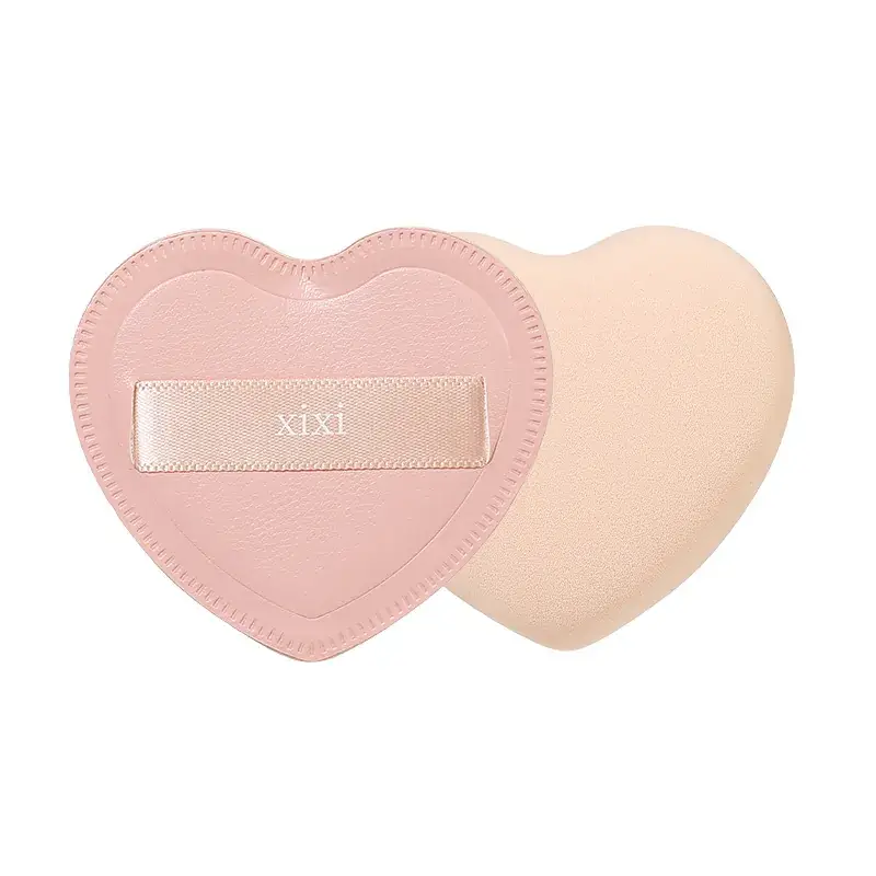 Xixi Heart Shape Soft Powder Puff No Powder Small - Image 7