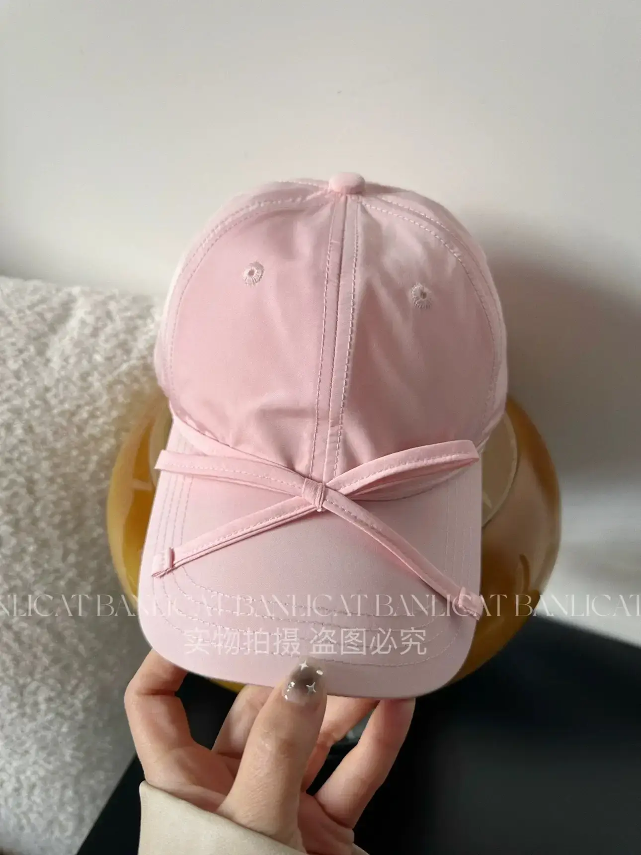 Women Bow Peaked Cap Black 2024 - Image 17