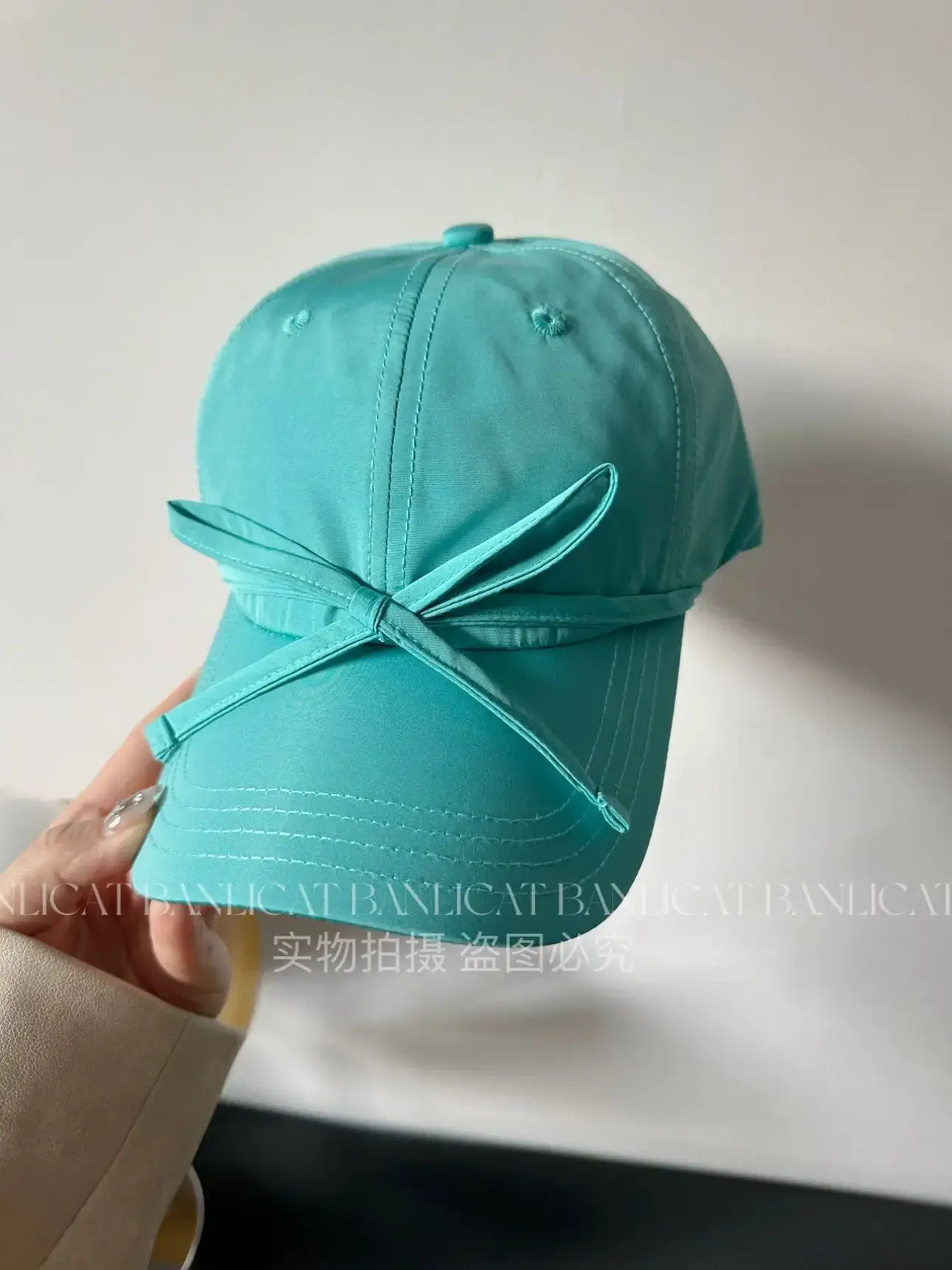 Women Bow Peaked Cap Black 2024 - Image 18