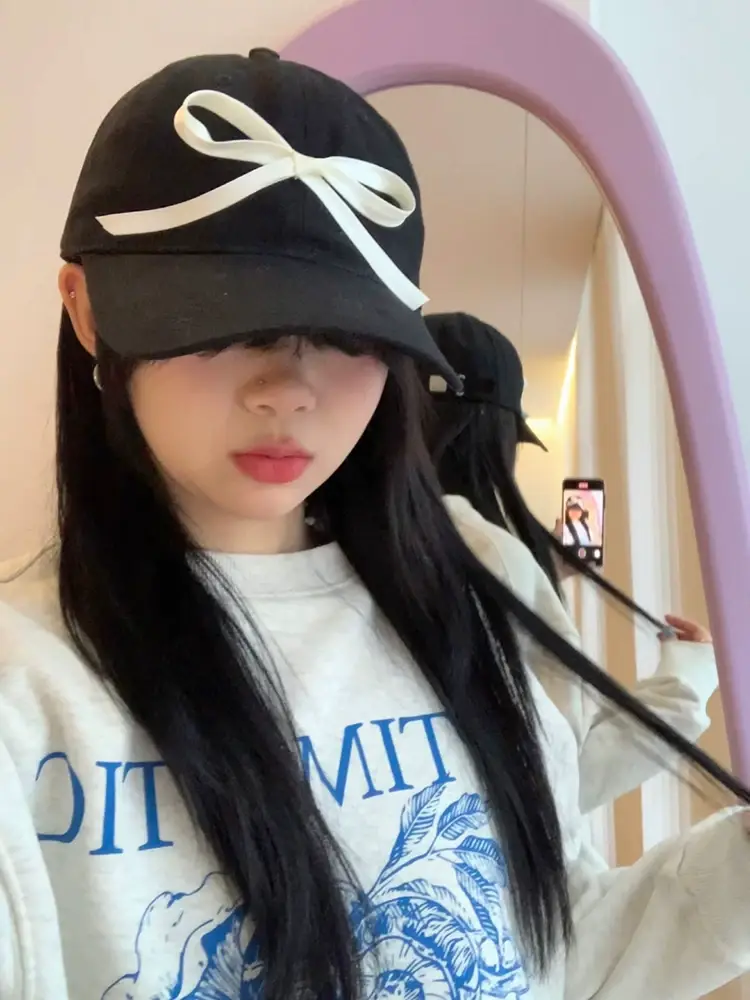Sweet Pink Bow Baseball Cap for Women 2024 — feature 10