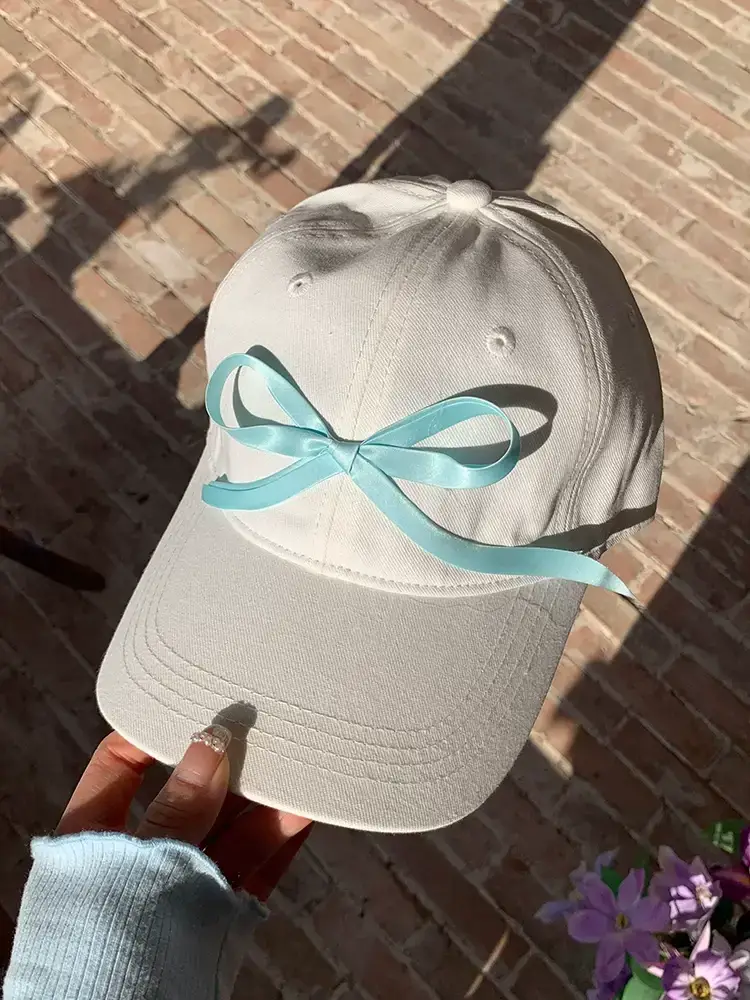 Sweet Pink Bow Baseball Cap for Women 2024 — feature 12