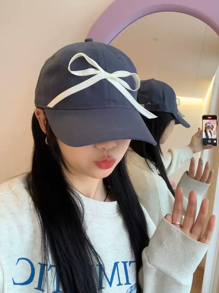 Sweet Pink Bow Baseball Cap for Women 2024 — feature 8
