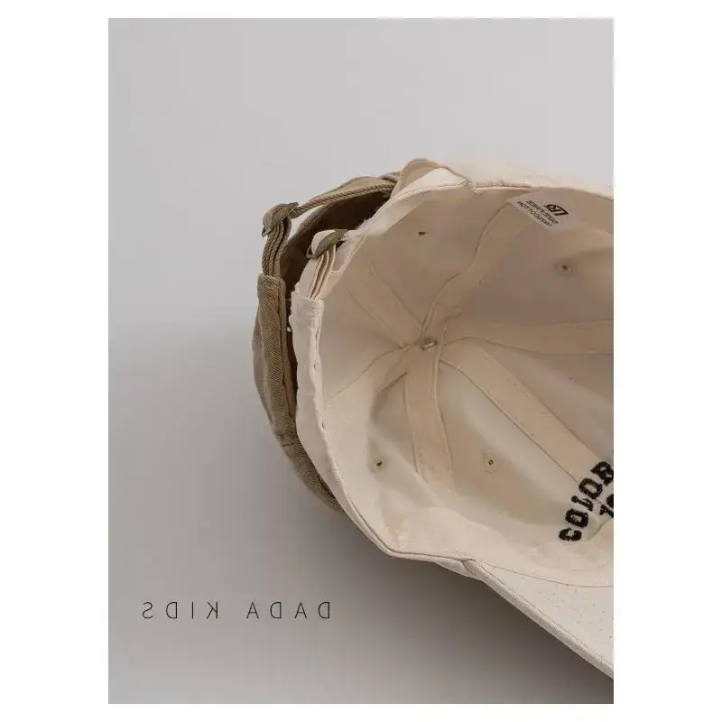 Kids Sun-Proof Peaked Cap Grey Korean Style - Image 12