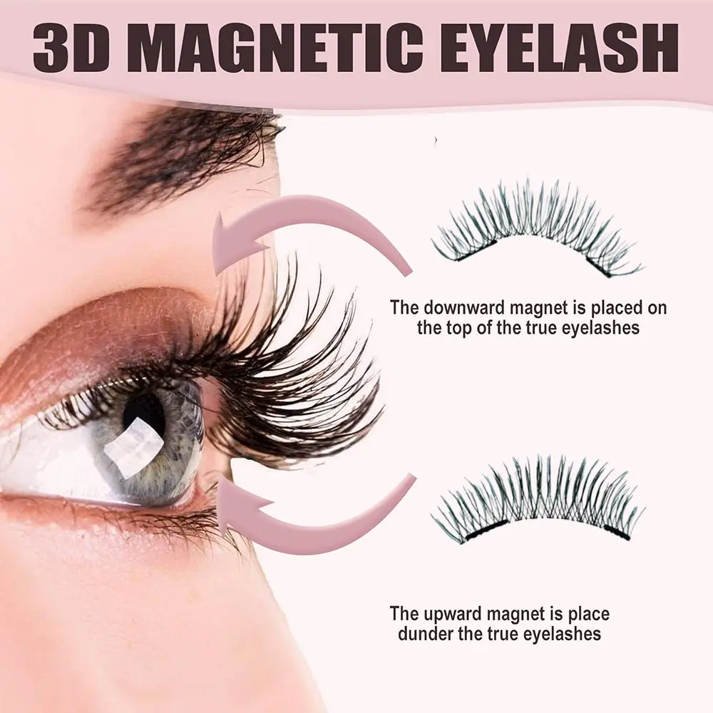 Magnetic False Eyelash Clip Glue-Free Whole Simulation — feature 7
