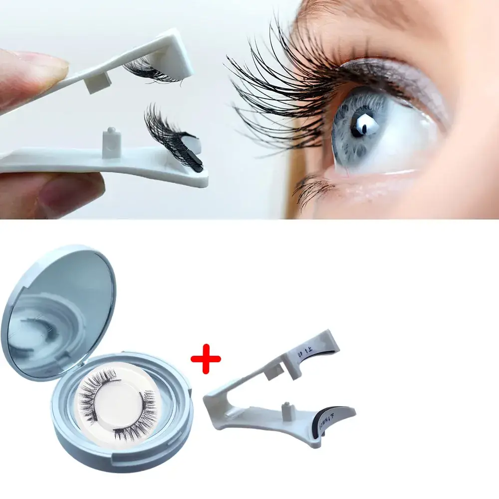 Magnetic False Eyelash Clip Glue-Free Whole Simulation - Image 3
