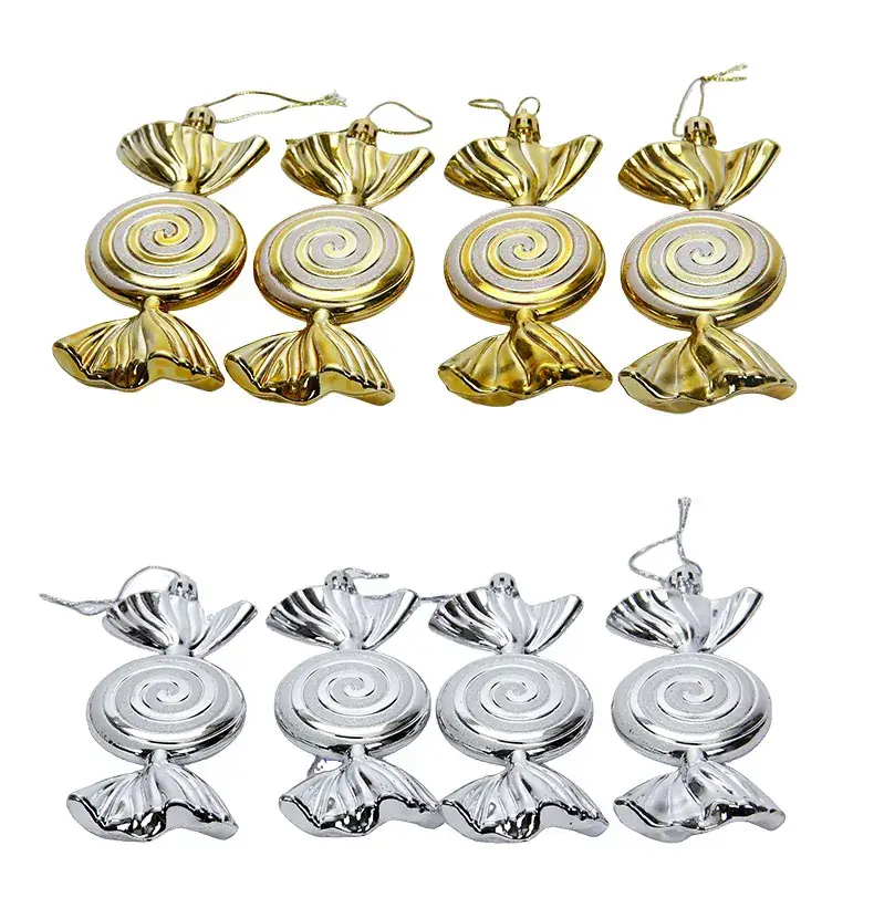 Silver Spiral Christmas Tails Candy Pack of 4 — feature 8