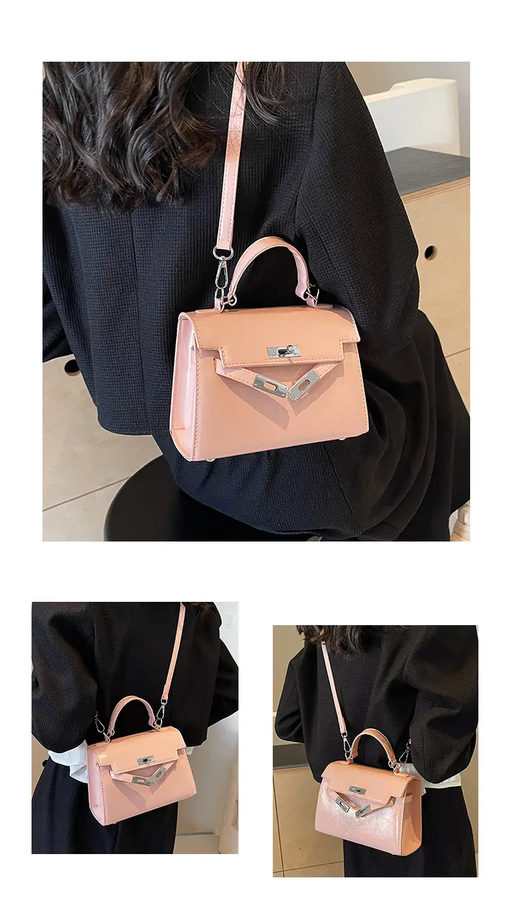 Women's Crossbody Tote Bag with High-Grade Leather & Platinum Hardware — feature 15