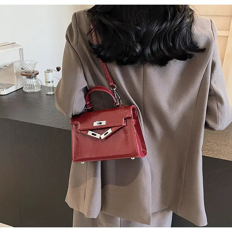 Women's Crossbody Tote Bag with High-Grade Leather & Platinum Hardware — feature 31