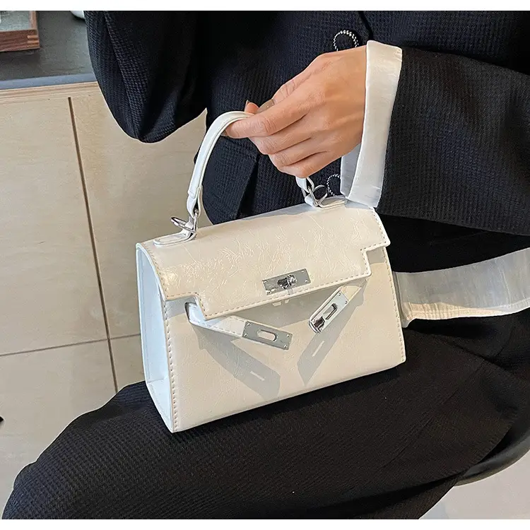 Women's Crossbody Tote Bag with High-Grade Leather & Platinum Hardware — feature 38