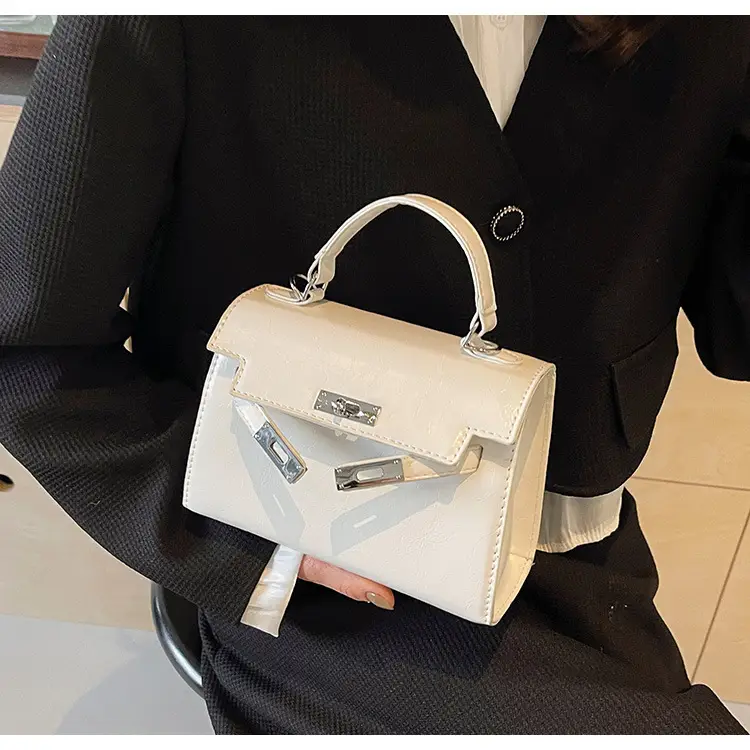 Women's Crossbody Tote Bag with High-Grade Leather & Platinum Hardware — feature 39