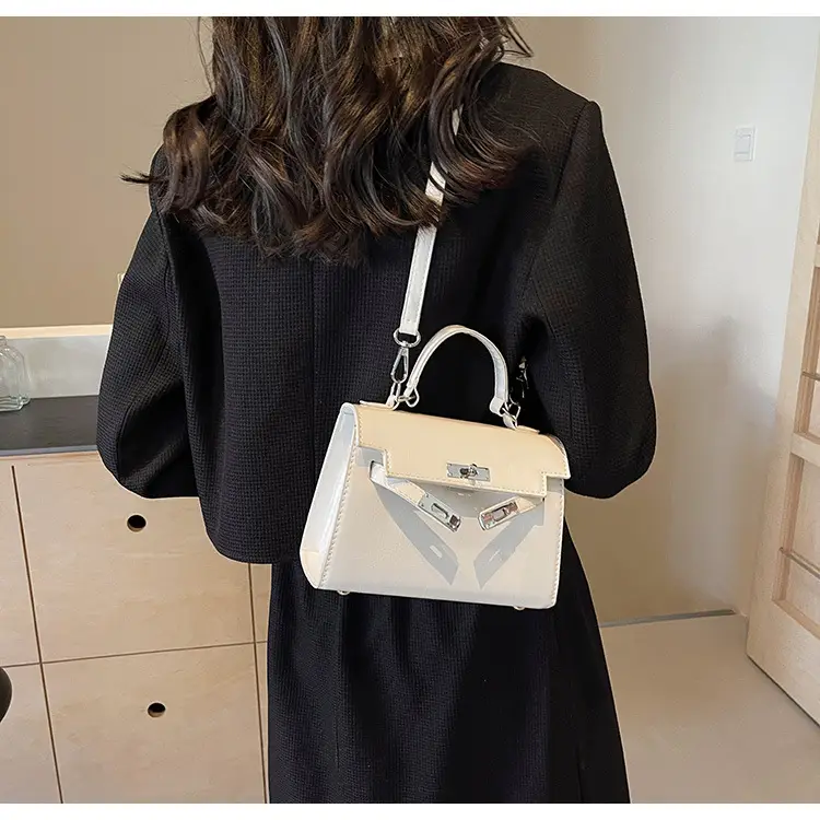 Women's Crossbody Tote Bag with High-Grade Leather & Platinum Hardware — feature 44
