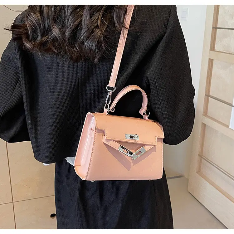 Women's Crossbody Tote Bag with High-Grade Leather & Platinum Hardware — feature 48