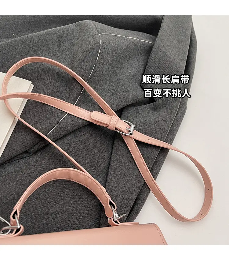 Women's Crossbody Tote Bag with High-Grade Leather & Platinum Hardware — feature 5