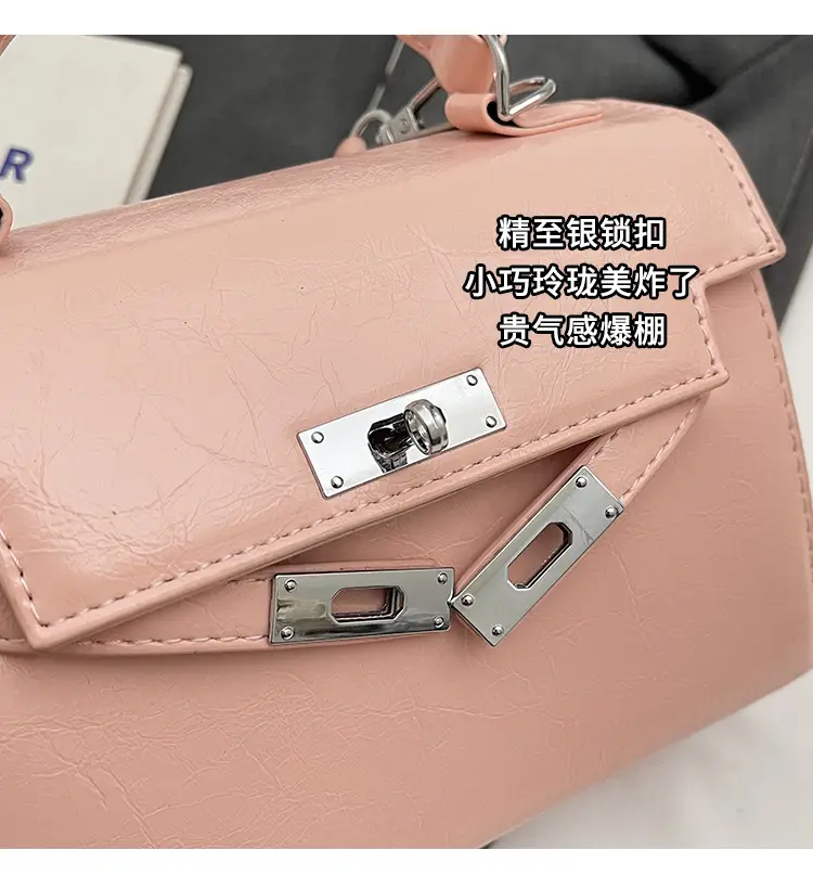 Women's Crossbody Tote Bag with High-Grade Leather & Platinum Hardware — feature 6