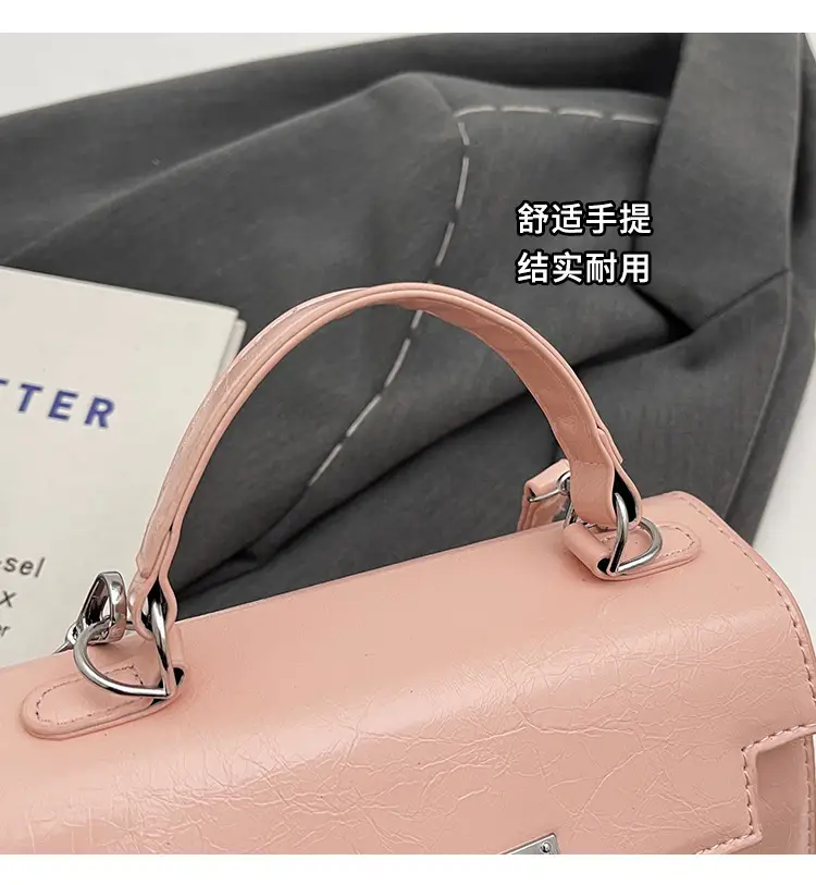 Women's Crossbody Tote Bag with High-Grade Leather & Platinum Hardware — feature 7