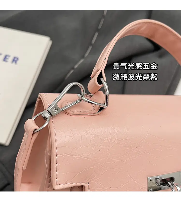Women's Crossbody Tote Bag with High-Grade Leather & Platinum Hardware — feature 8