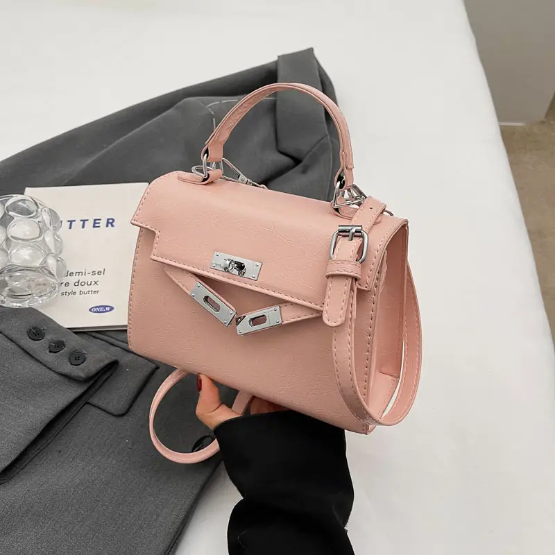 Women's Crossbody Tote Bag with High-Grade Leather & Platinum Hardware - Image 4