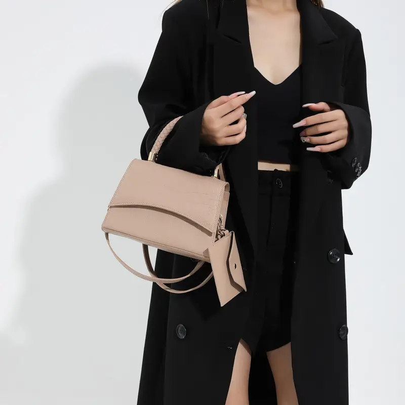 Women's Pink Crossbody Shoulder Bag 2024 Korean Style - Image 9