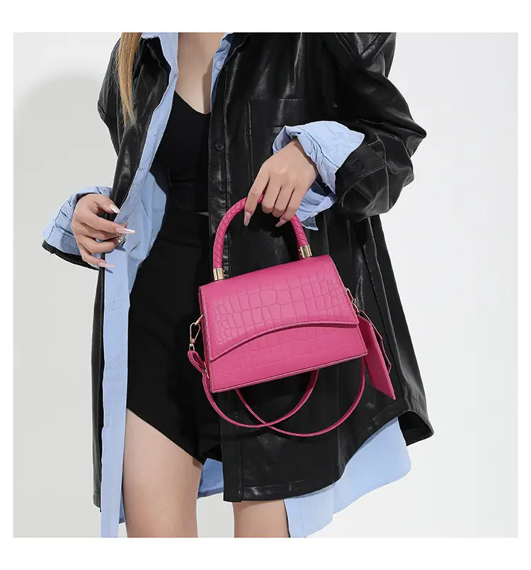 Women's Pink Crossbody Shoulder Bag 2024 Korean Style — feature 16