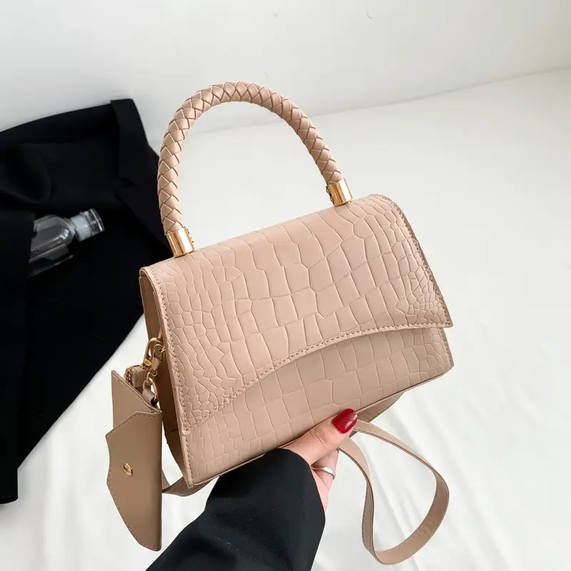 Women's Pink Crossbody Shoulder Bag 2024 Korean Style - Image 5