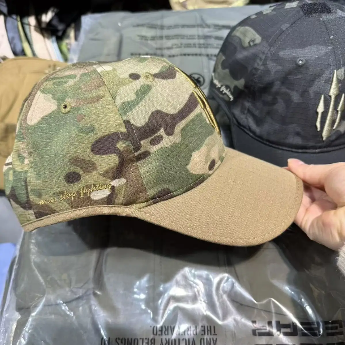 Men's Navy Camo Sun-Proof Cap Baseball - Image 6