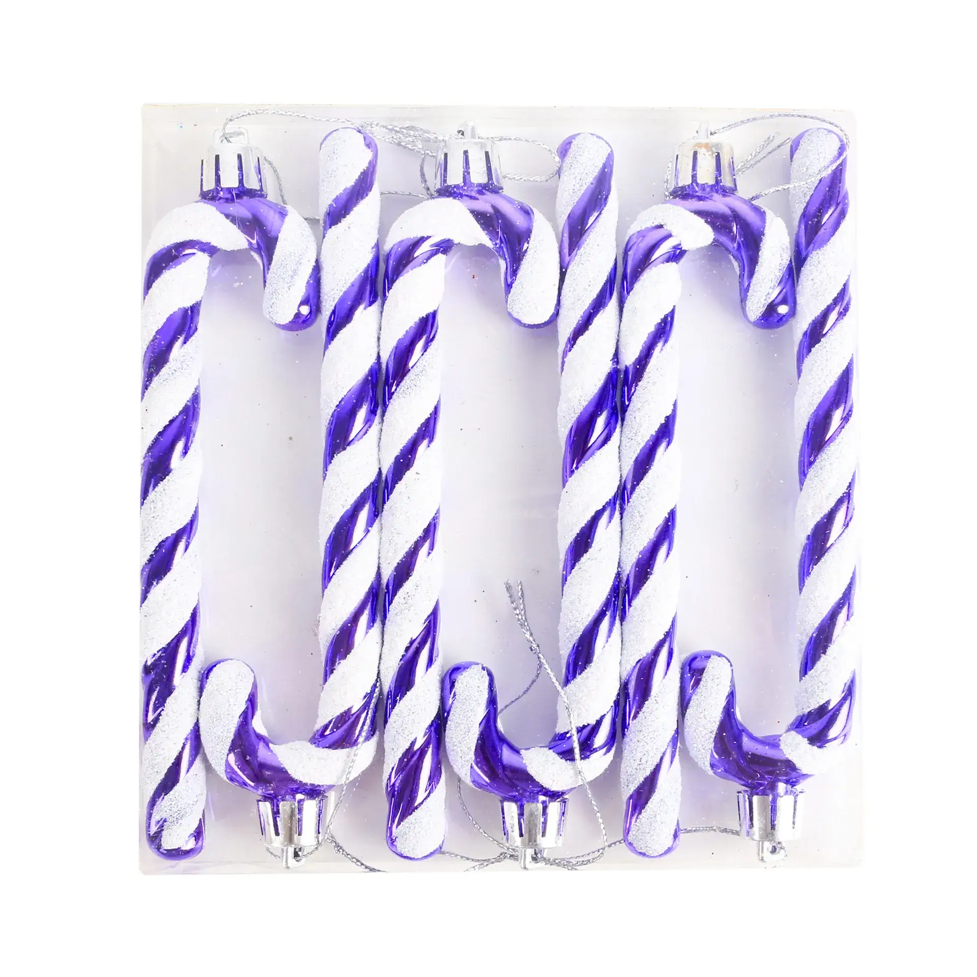 Cross-Border New Christmas Crutch Pendant Plastic Crutch Christmas Decoration Christmas Gift Home Decoration