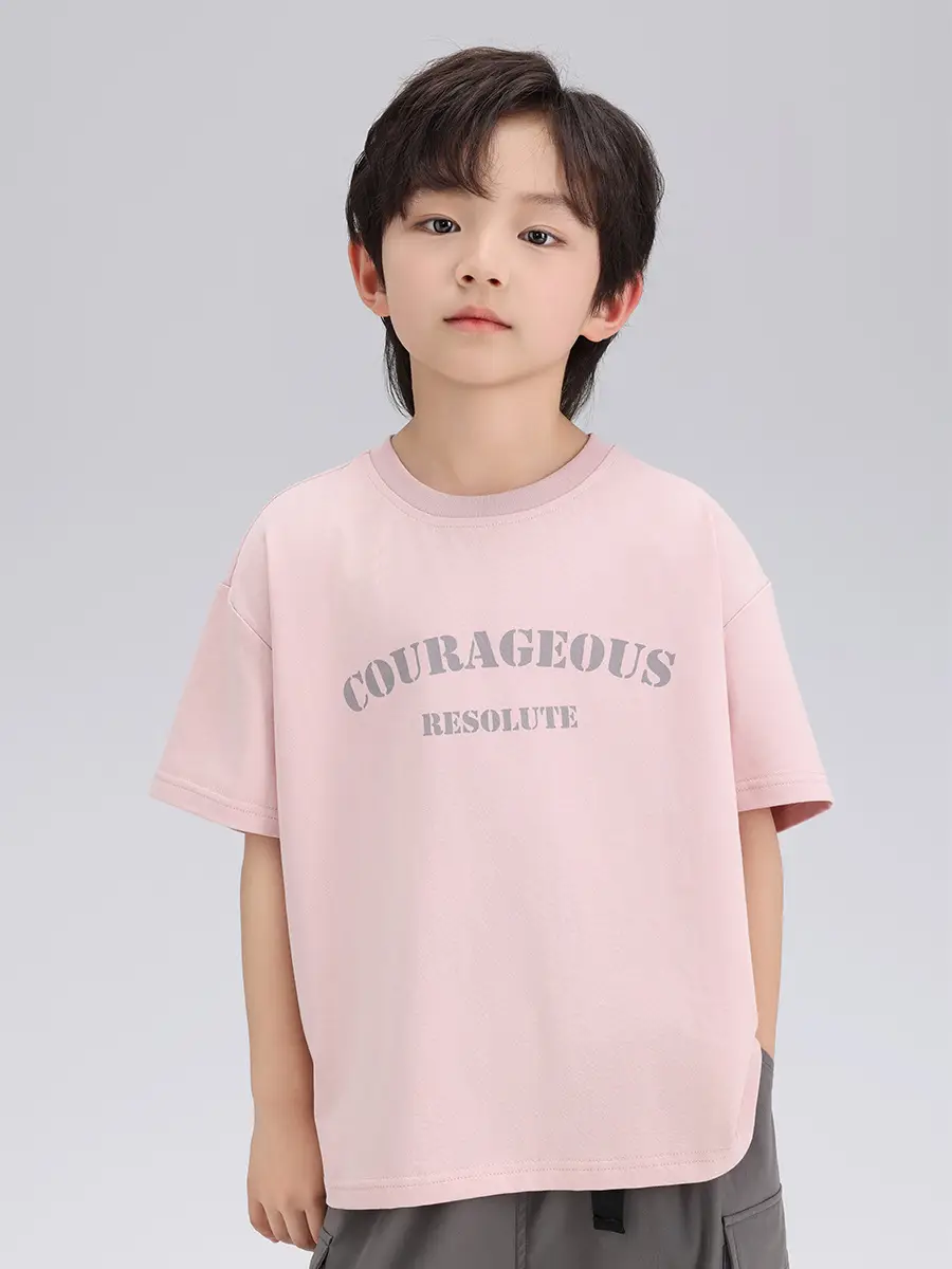 2024 Kids Black White Graphic T-Shirt Loose Fit - Image 4