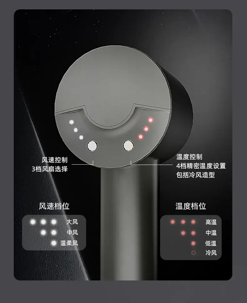 High-Speed Hair Dryer with Hot Cold Air Function — feature 17