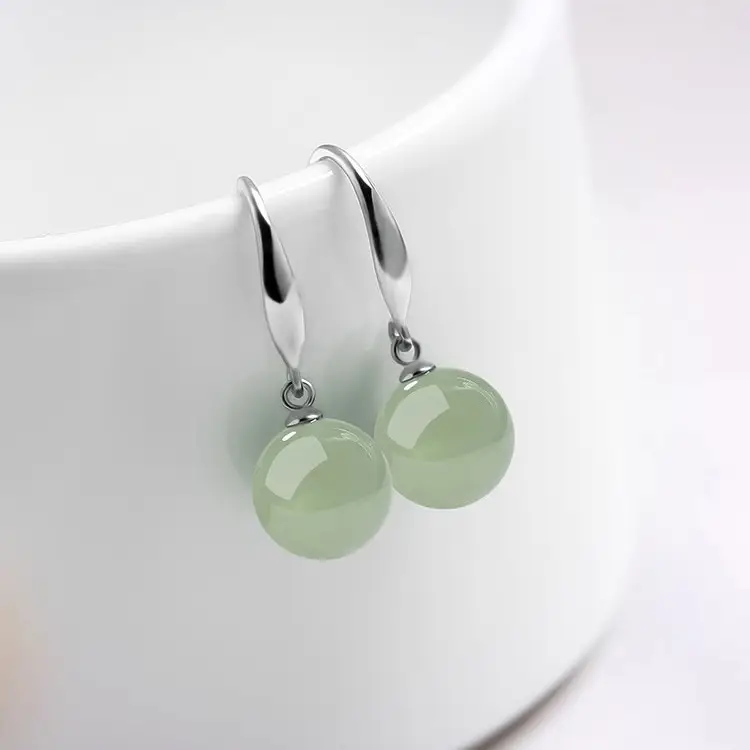 Natural Hetian Jade Half Hole Beads Factory Wholesale - Image 5