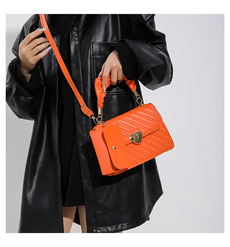 White Pleated Shoulder Messenger Bag for Women — feature 12
